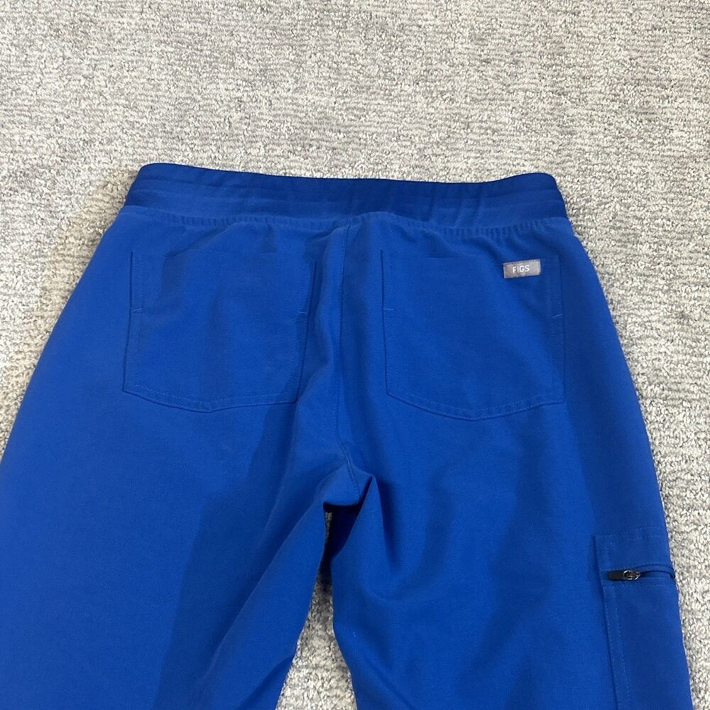 Figs Zamora Jogger Scrub Pants XS Royal Blue Hospital Dental Medical Nurse - Picture 8 of 9